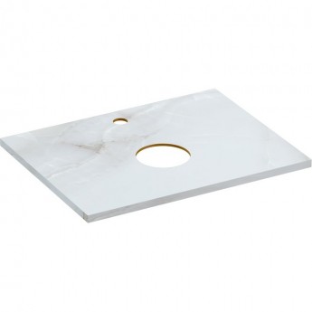 Столешница CERSANIT STONE AURA из керамогранита 60x45x2 светло-серый сатиновый