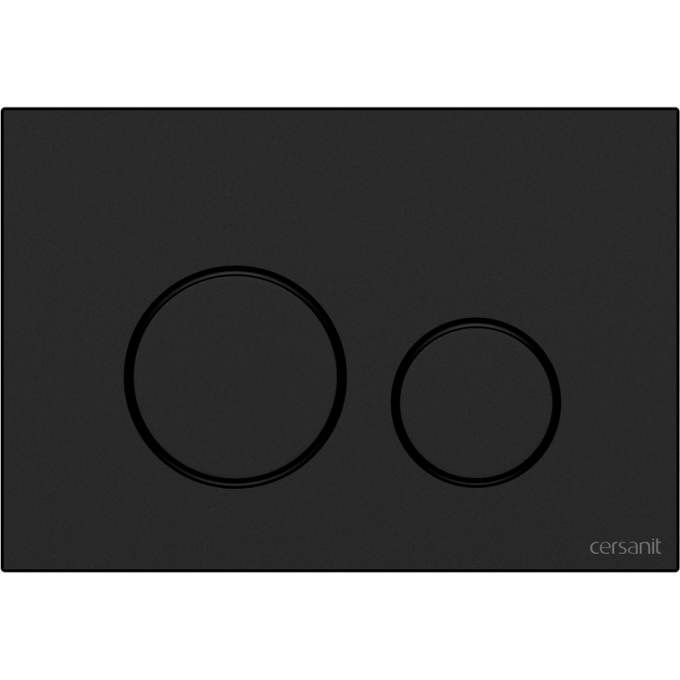Кнопка CERSANIT TWINS для LINK PRO/VECTOR/LINK/HI-TEC пластик черный матовый 63525
