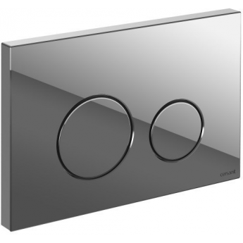 Кнопка смыва CERSANIT TWINS 68313 хром глянцевый Кнопка смыва CERSANIT TWINS 68313 хром глянцевый